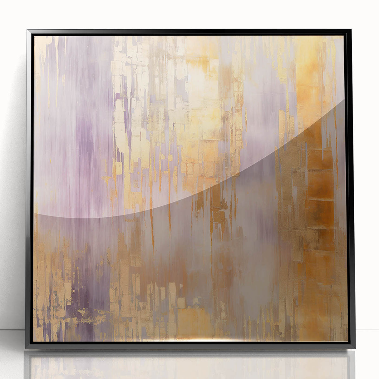 Framed abstract wall art featuring dynamic black strokes on a white background, offering a modern aesthetic for contemporary home decor. Ideal for living rooms or offices.