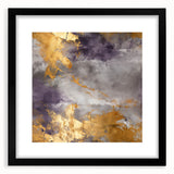 Abstract wall art featuring dynamic black strokes on a white background, framed with a matte finish, ideal for modern home decor and artistic interiors.