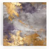 Abstract strokes wall art showcasing vibrant colors on a stretched canvas, perfect for modern home decor, adding a dynamic touch to any room.