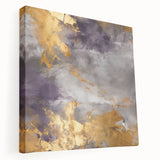 Abstract strokes wall art on stretched canvas showcasing vibrant colors and dynamic patterns, perfect for modern home decor or creative spaces.