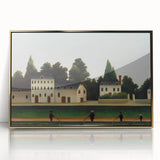 Modern Wall Art – Abstract Modern Art of Landscape and Four Fishermen