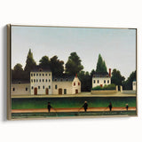 Modern Wall Art – Abstract Modern Art of Landscape and Four Fishermen