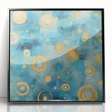 Framed abstract wall art featuring dynamic black and white strokes, set against a sleek acrylic background. Ideal for modern decor, enhancing living spaces with contemporary elegance.