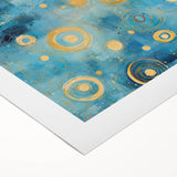 Abstract strokes wall art on rolled canvas, showcasing vibrant colors and dynamic patterns, perfect for modern home décor. Packaged securely in a tube for delivery.