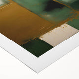 Abstract canvas wall art displaying colorful strokes in vibrant hues of blue, orange, and yellow, perfect for modern home decor. Ideal for adding a contemporary touch to living spaces.