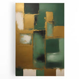 Abstract strokes wall art on stretched canvas showcasing vibrant colors and dynamic patterns, perfect for modern home decor. Ideal for adding a contemporary touch to any living space.