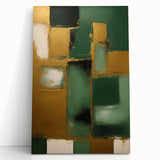 Abstract strokes wall art on stretched canvas, showcasing vibrant colors and dynamic textures. Perfect for modern home decor, adding a creative touch to any space.