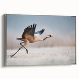 Framed canvas wall art showcasing a modern abstract design in silver hues, elegantly displayed from a side view, perfect for contemporary home decor.