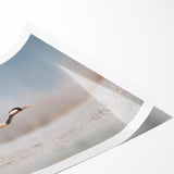 Rolled canvas print showcasing a vibrant African tribal wall art design, featuring intricate patterns and bold colors, stored safely in a protective cardboard tube.