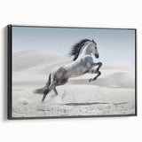 Framed black wall art canvas showcasing a contemporary abstract design, viewed from the side, ideal for modern home decor. Perfect for enhancing living spaces.