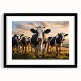 Black-framed wall art collection featuring a modern geometric design with a white mat, showcasing elegant decor suitable for contemporary interiors.