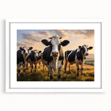 Elegant white-framed wall art featuring a modern abstract design with soft pastel colors, perfect for contemporary home decor. Ideal for living rooms or galleries.