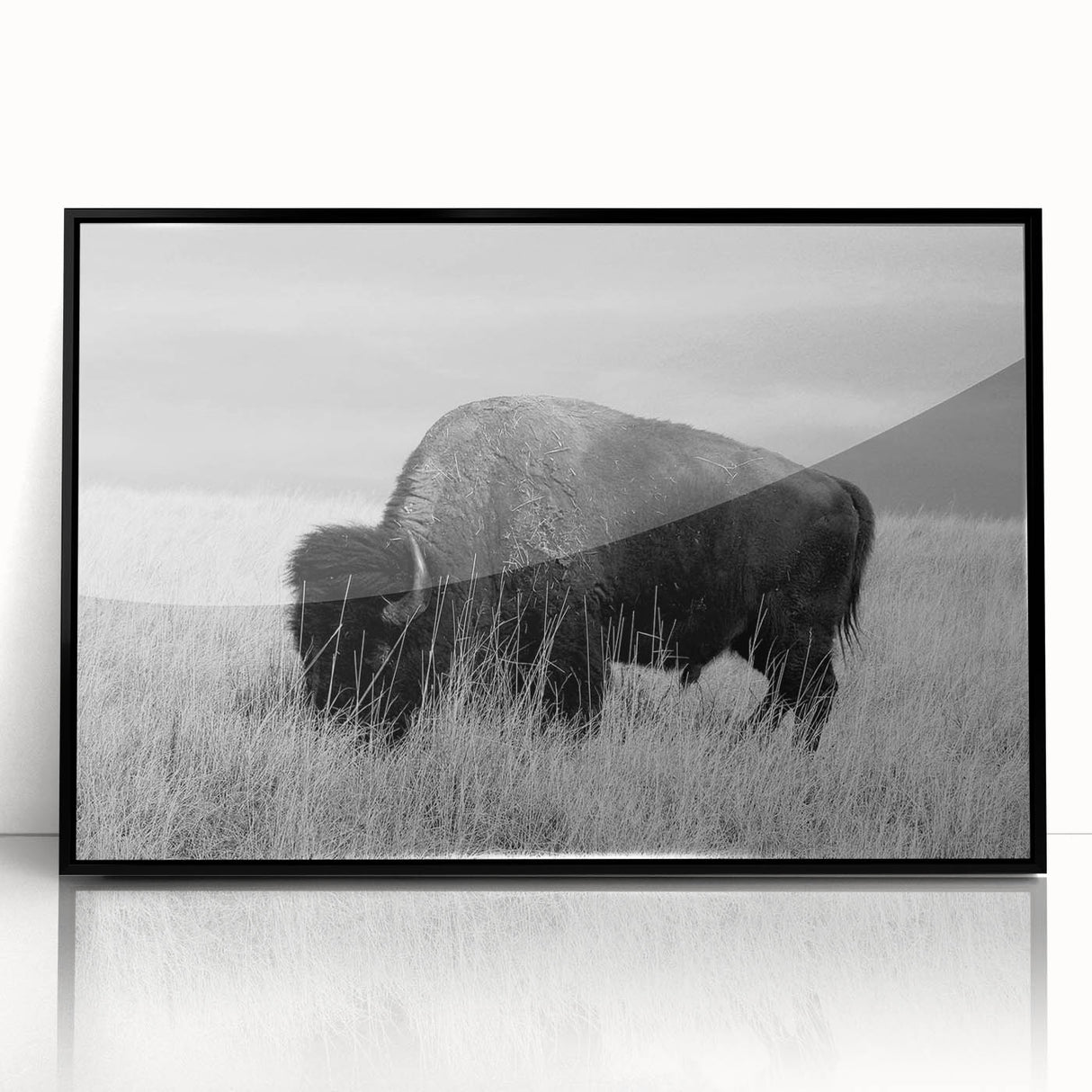 Framed acrylic wall art collection showcasing a modern black design, highlighting geometric patterns and sleek lines, perfect for contemporary home decor.