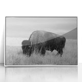 Framed acrylic wall art featuring a modern abstract design in vibrant colors, showcasing a white frame and clear glass front, ideal for contemporary home decor.
