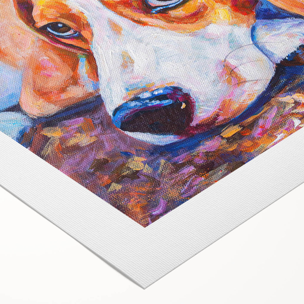 Beagle-themed rolled canvas wall art showcasing a charming beagle design with vibrant colors, perfect for pet lovers’ home decor. Ideal for adding a playful touch to any room.