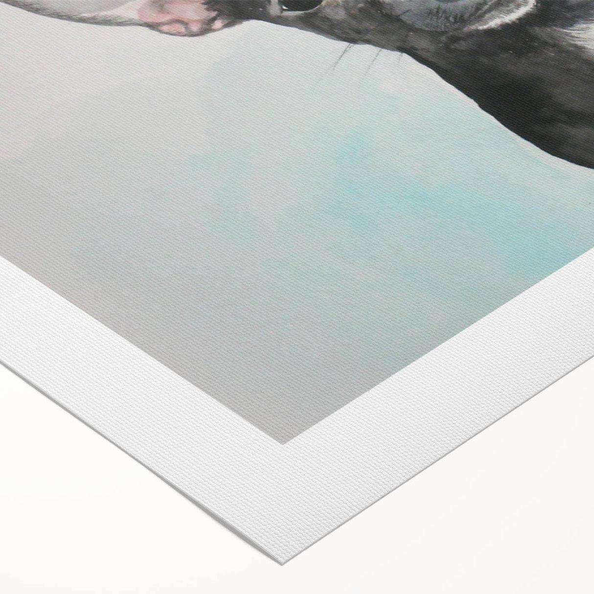 Charming rolled canvas art featuring a playful Chihuahua design, perfect for dog lovers, showcasing vibrant colors and a contemporary style ideal for home decor.