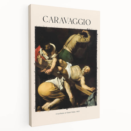 Large canvas print of Caravaggio-inspired artwork in dark hues, suitable for kitchen wall art.