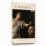 Acrylic print of a Caravaggio-inspired design in muted earth tones, ideal for dining room ambiance.