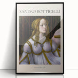 Large abstract wall art featuring mid-century modernist designs in muted earth tones, framed in black acrylic.