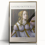 Mid-century modernist art depicting a serene landscape in muted earth tones, framed acrylic, ideal for nursery wall decor.