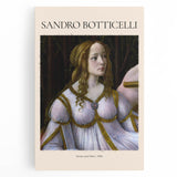 Black and white print of Johannes Vermeer's artwork on stretched canvas, ideal for kitchen wall art.