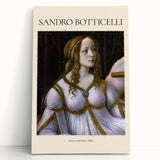 Black and white stretched canvas of Johannes Vermeer's artwork, ideal for kitchen wall art or bedroom ambiance.