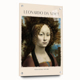 Leonardo da Vinci-inspired acrylic print with neutral and earth tones, ideal for dining room decor.