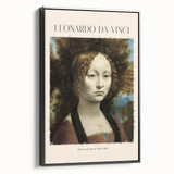 Black and white wall art of a vintage landscape painting on a framed canvas, ideal for bedroom decor.