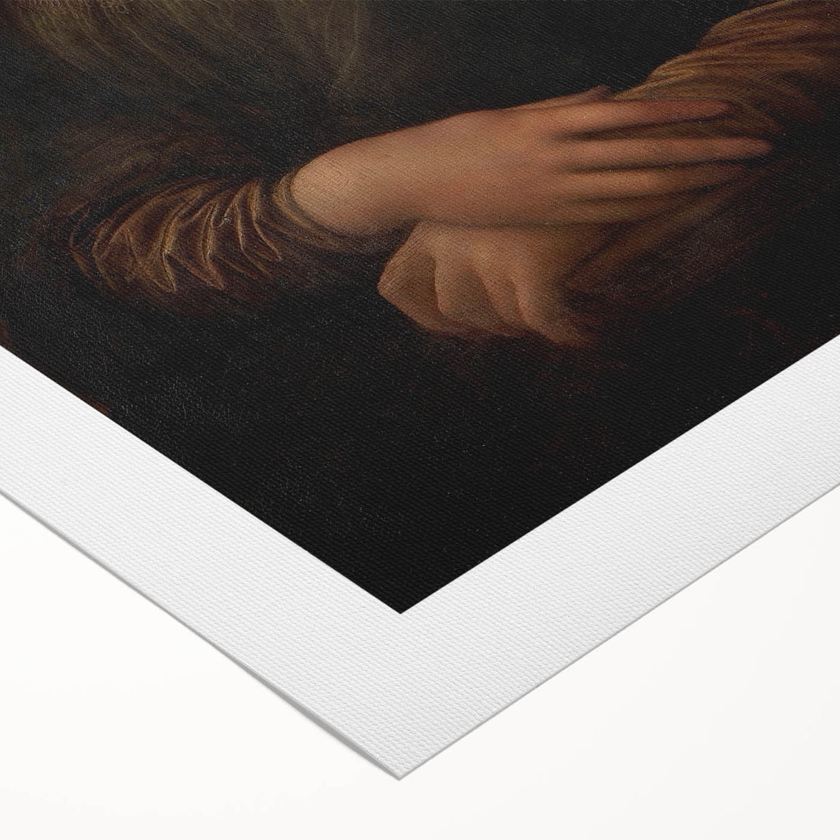Art deco poster featuring a monochrome Leonardo da Vinci sketch, printed on rolled canvas, suitable for dining room walls.