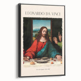 Black and white vintage poster art of a landscape, framed canvas, ideal for bedroom wall decor.