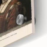 Mid-century modernist style large abstract wall art on acrylic glass, featuring muted earth tones.