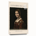 Acrylic print of a Leonardo da Vinci-inspired design in muted earth tones, ideal for dining room decor.