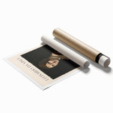 Large rolled print of a floral art piece in soft pastel shades, suitable for classy bathroom or living room decor.