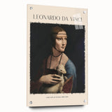 Acrylic print of a Leonardo da Vinci-inspired design in muted earth tones, ideal for dining room decor.