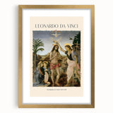 Textured art print of an abstract Leonardo da Vinci design in gold frame, ideal for bedroom decor.