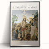 Large abstract wall art depicting geometric shapes in muted tones on a black framed acrylic.