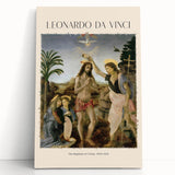 Black and white canvas print of Leonardo da Vinci’s sketches, ideal for kitchen wall art or bedroom decor.