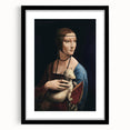 Extra large abstract art print of a colorful, textured depiction of Leonardo da Vinci’s work.