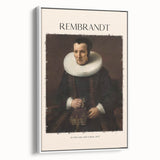 Framed canvas of a vintage-style landscape painting with muted earth tones, ideal for bedroom wall art.