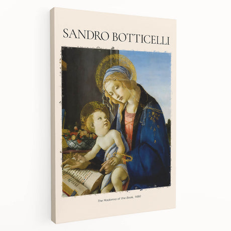 Early Renaissance style depiction of mythological figures on a large stretched canvas, suited for kitchen wall art.