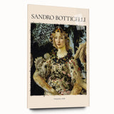 Acrylic print of Sandro Botticelli's artwork featuring Renaissance style figures in soft earth tones.