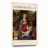 Acrylic print of Sandro Botticelli's design, featuring muted Renaissance colors, ideal for bedroom or dining room decor.