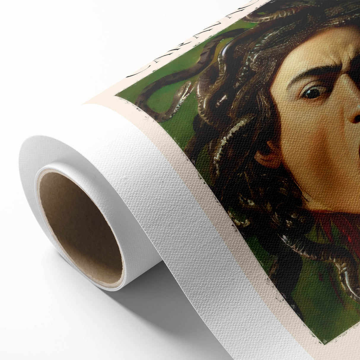Art deco poster of Sandro Botticelli's painting on rolled canvas, featuring soft pastel hues, ideal for nursery wall art.