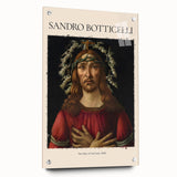 Acrylic print of Sandro Botticelli-inspired art featuring muted earth tones, ideal for dining room decor.