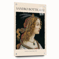 Acrylic print of Sandro Botticelli's artwork, featuring muted earth tones, ideal for dining room decor.