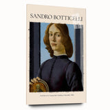 Acrylic print of Sandro Botticelli's design featuring muted earth tones, ideal for bedroom or dining room art.