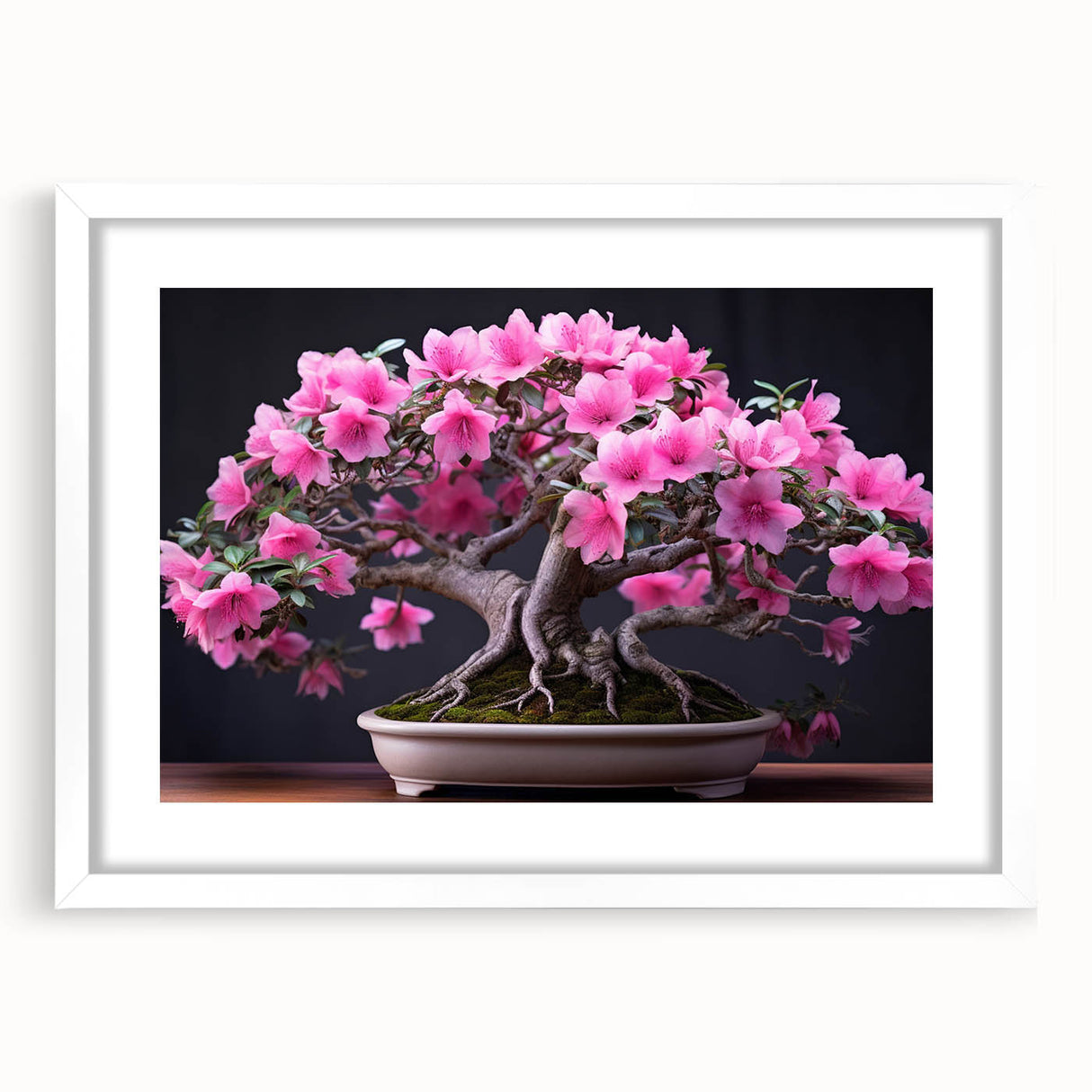 bonsai tree wall art Stunning Pink Bonsai Tree Art Prints