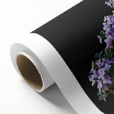 Botanical bonsai tree wall art in vibrant colors, showcasing intricate floral designs on rolled canvas, perfect for home decor and nature-inspired aesthetics.