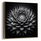 Framed wall art featuring a botanical cactus design in silver and gold tones, showcasing intricate details of cacti against a textured background, perfect for home decor.