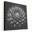 Stretched canvas wall art showcasing vibrant botanical cactus design in a modern aesthetic. Ideal for enhancing home decor with a touch of nature.